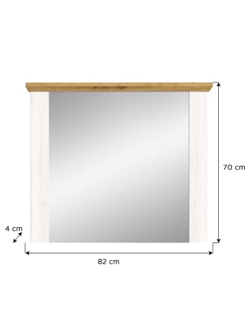 xonox.home Spiegel  (B/H/T: 82x70x4 cm) in Sibiu Lärche Nachbildung