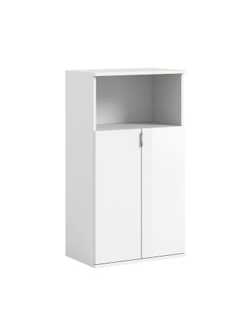 ebuy24 Schuhschrank ProjektX Weiß 60 x 37 cm