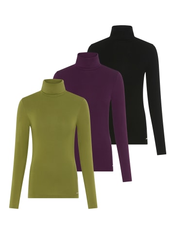 Laura Scott Longsleeve in schwarz + brdx + grün