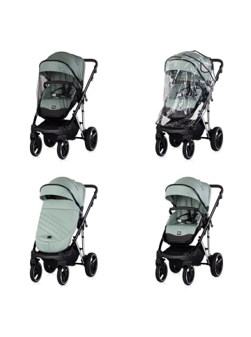 Chipolino Kombikinderwagen 3in1 Imperium in grün