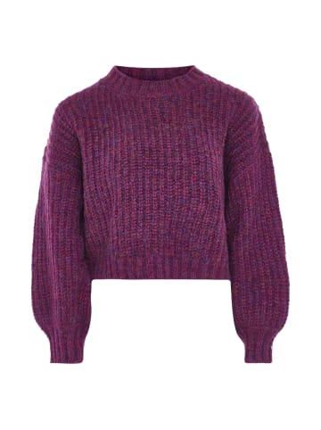 DreiMaster Vintage Grobstrickpullover in LILA