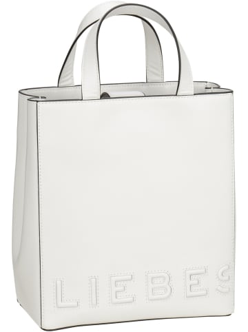 LIEBESKIND BERLIN Handtasche Paper Bag Logo S in Off White