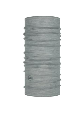 Buff Buff Merino Lightweight Solid Tube Scarf in Grau