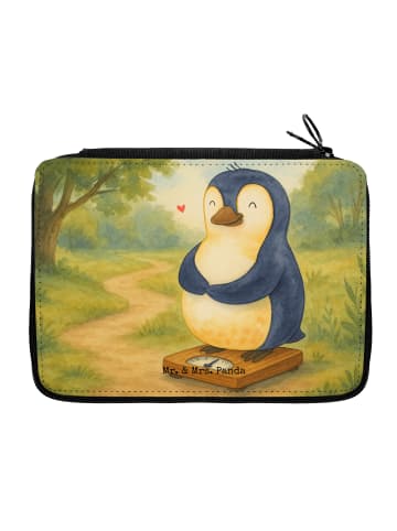 Mr. & Mrs. Panda Federmäppchen Pinguin Diät Design ohne Spruch in Weiß