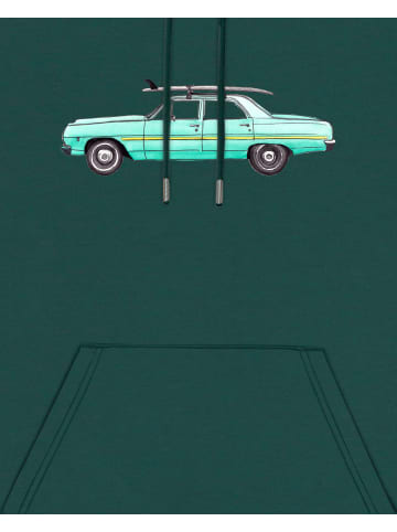 wat? Apparel Sweatshirt Surf Car in Glazed Green