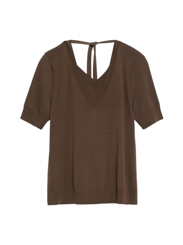 comma Blusenshirt in schoko - 0001