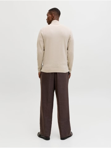 Jack & Jones Sweatshirt mit halbem Reißverschluss in Ancient Scroll