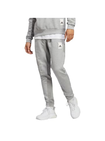 adidas Performance Jogginghose Caps in grau / weiß