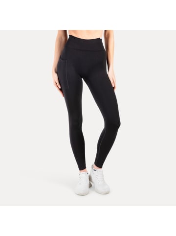 SMILODOX Leggings Kadria Pocket Seamless Scrunch in Schwarz