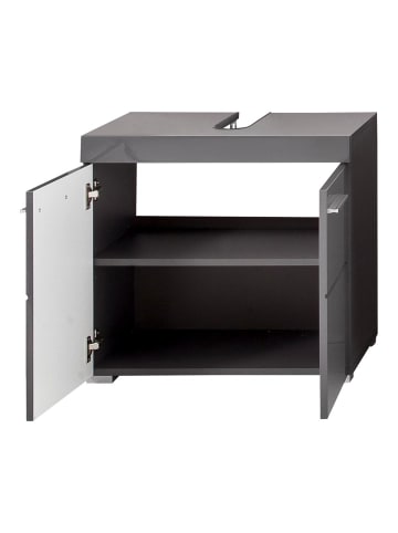 ebuy24 Waschbeckenunterschrank AmandaMandoBea Grau 60 x 34 cm