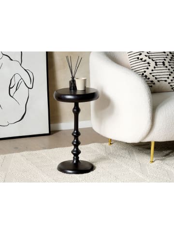 Beliani Beistelltisch ATAPO in Schwarz - (W) 30 x (H) 55 x (L) 30 cm
