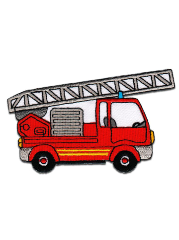 Catch the Patch Feuerwehr LeiterwagenApplikation Bügelbild inRot