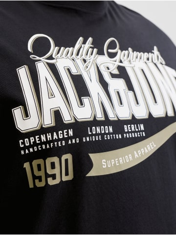 JACK & JONES PLUS T-shirt in Black