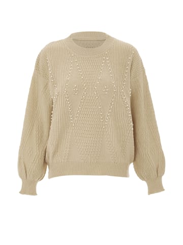 NALLY Strickpullover in Beige