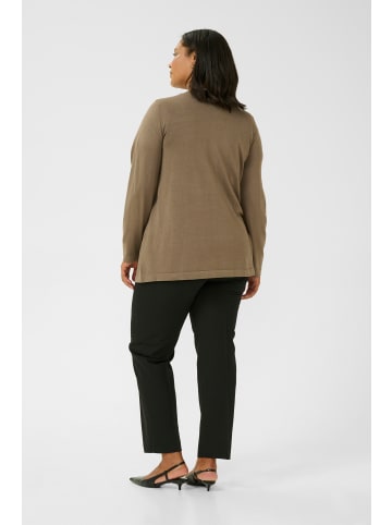 KAFFE curve Strickjacke KCfarsia Regular fit in Major Brown