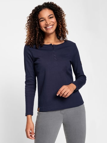 WITT WEIDEN Rundhals-Shirt in marine