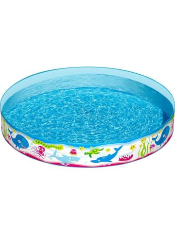 Bestway Fill 'N Fun™ Planschbecken Marine Ø 152 x 25 cm in Mehrfarbig ab 2 Jahre