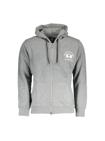 La Martina Graues Baumwoll-Sweatshirt