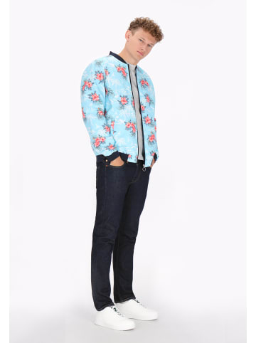 MO Men Jacket in light blue multicolor