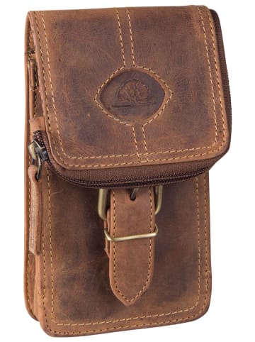 Greenburry Gürteltasche Vintage 326M RV-Gürteltasche XL in Sattelbraun