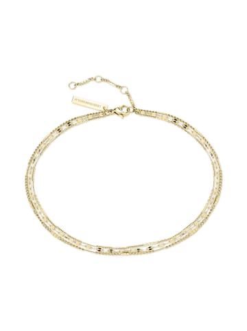 LIEBESKIND BERLIN Fußkette Sparkling With Layers in gold