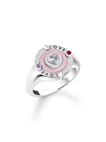 Thomas Sabo Ring in silber, pink