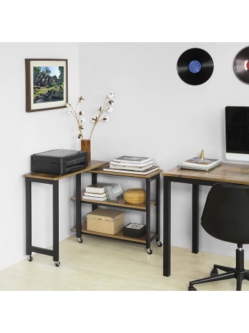 SoBuy Schreibtisch in Braun - (B)133 x (H)69 x (T)30cm