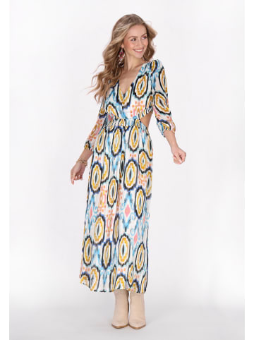 IZIA Women Dress in blue multicolor