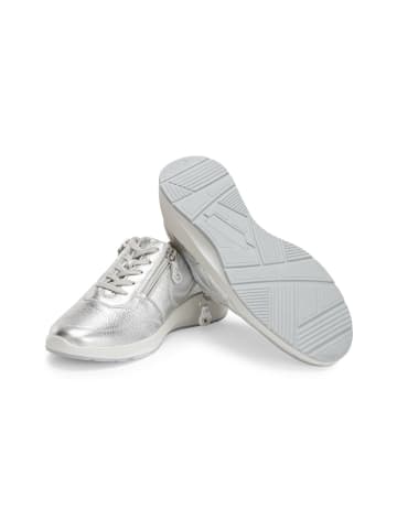 VITAFORM Hirschleder Sneaker in silber