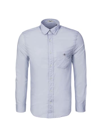 Gant Langarmhemd Reg Classic Poplin in hellblau