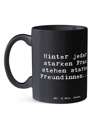 Mr. & Mrs. Panda Becher Spruch Hoffnung Freundinnen mit Spruch in Schwarz