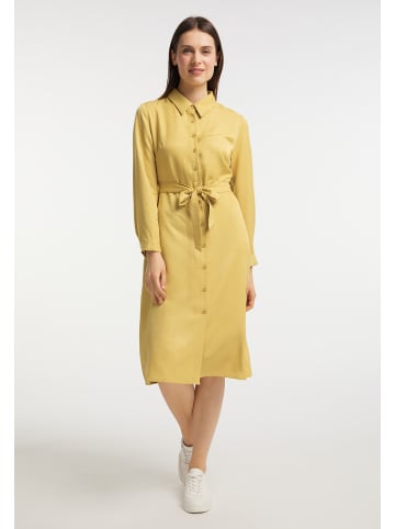 Usha Damen Blusenkleid in Gelb