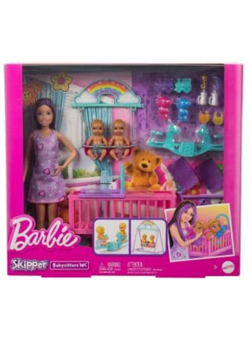 Mattel Spielzeug - Barbie Skipper Babysitter Zwillings-Kinderzimmer-Spielset