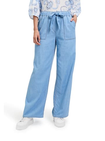 BETTY & CO Casual-Hose mit elastischem Bund in Light Blue Denim