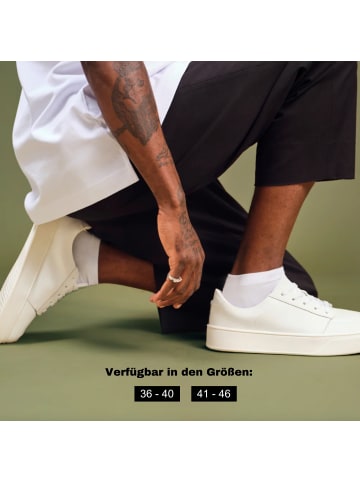 von Jungfeld Sneaker Socken ESSENTIALS in Pure White
