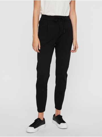 Vero Moda Lockere Stoffhose Stretch Pants mit Kordelzug VMEVA in Schwarz