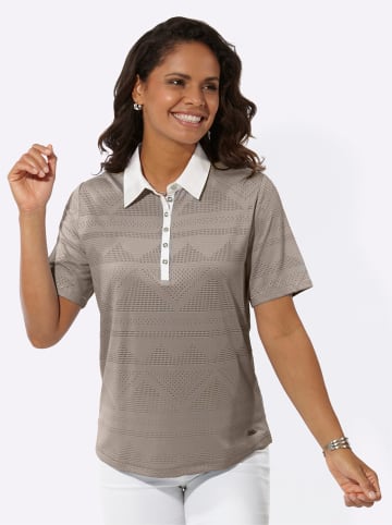 WITT WEIDEN Poloshirt in taupe