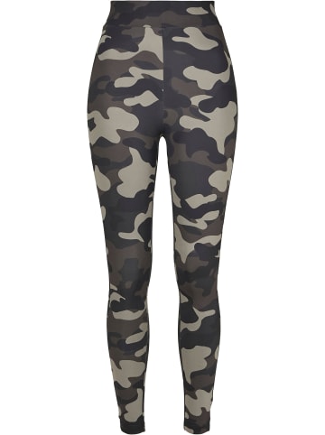 Urban Classics Urban Classics Damen Ladies High Waist Camo Tech Leggings in dark camo