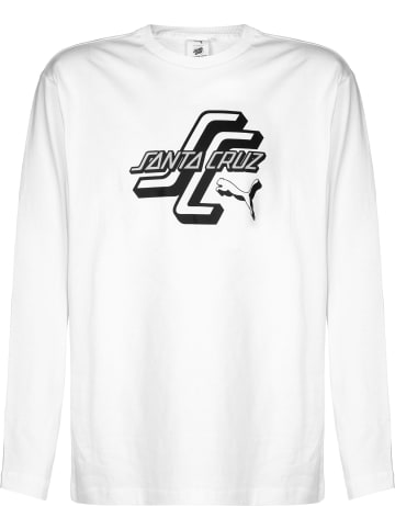Puma Puma Herren Puma Puma x SC Longsleeve in white