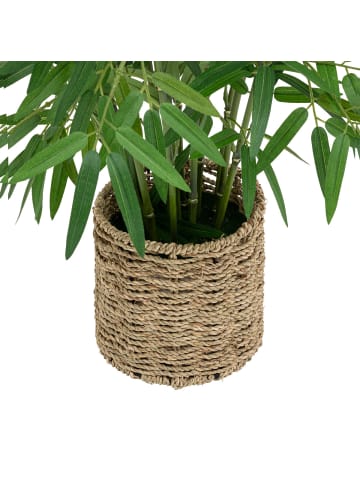 Atmosphera Créateur d'intérieur Künstliche Bambuspflanze in Grün, 100 cm