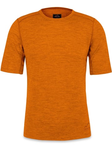 Normani Outdoor Sports Herren Merino T-Shirt Darwin in Orange