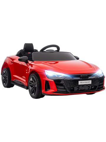 HOMCOM AUDI RS E-tron GT Kinderauto 3-5 Jahre Rot