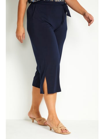 KAFFE curve Casual Hose KCmello Loose fit in Midnight Marine