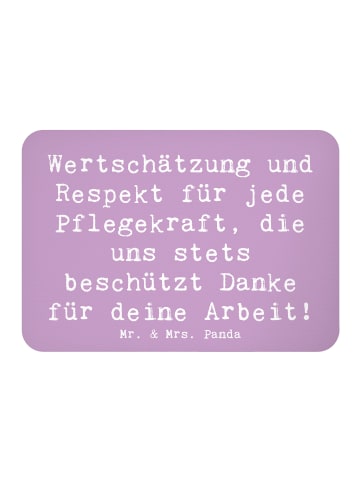 Mr. & Mrs. Panda magnet Spruch Pflegekraft Wertschätzung mit Spruch in Lavendeltraum