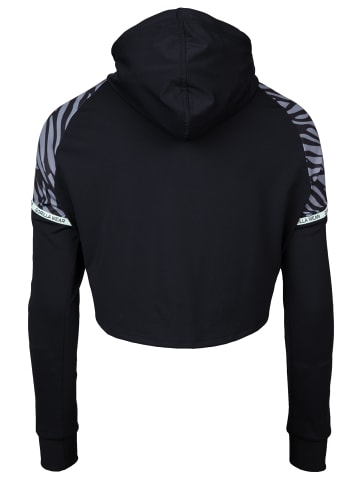Gorilla Wear Crop-Top-Hoodie - Zion - Schwarz
