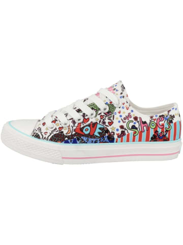 Dockers by Gerli Sneaker low 38AY696 X Art Limited Edition in weiss