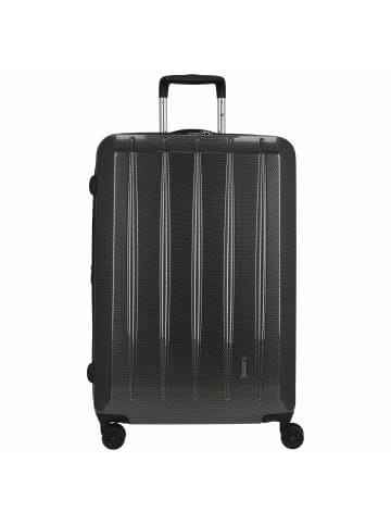 Check.In London 2.0 - 4-Rollen-Trolley 75 cm in carbon schwarz