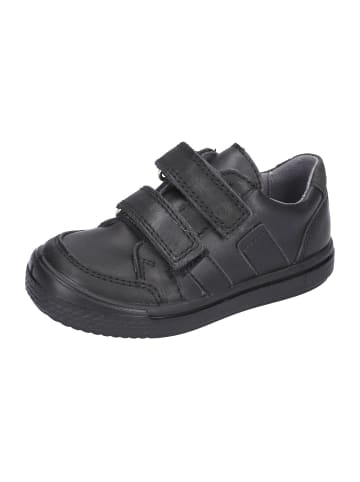 Ricosta Kindergarten Klett Halbschuh/Sneaker in schwarz