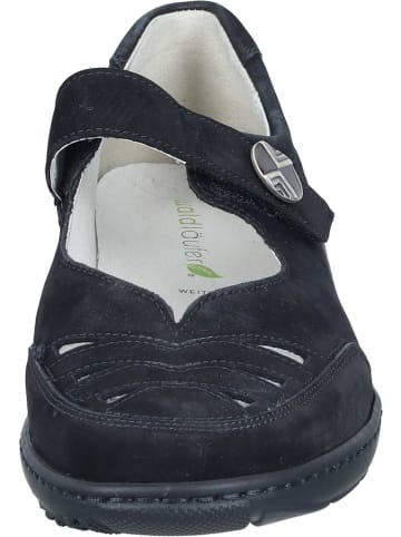 WALDLÄUFER Slipper in schwarz