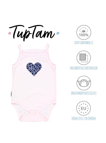 TupTam Mädchen Babybody mit Spagettiträger Sommer 5er Pack in rosa Modell 2
